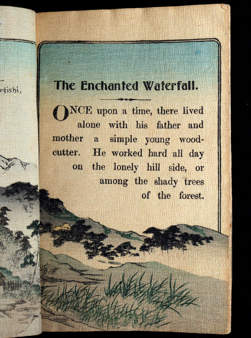 1910 Rare Book - Japanese Fairy Tale Series No. 20, The Enchanted Waterfall