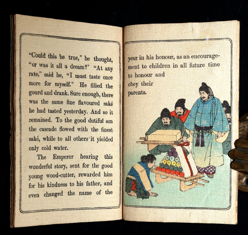 1910 Rare Book - Japanese Fairy Tale Series No. 20, The Enchanted Waterfall