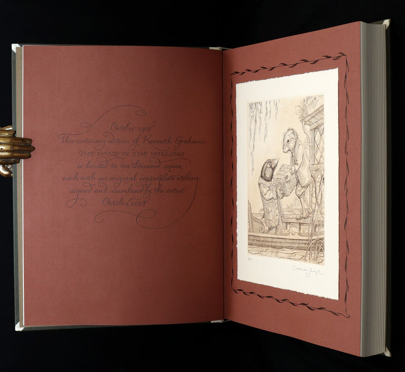 2008 Signed Limited First Edition - Wind in the Willows by Charles van Sandwyk