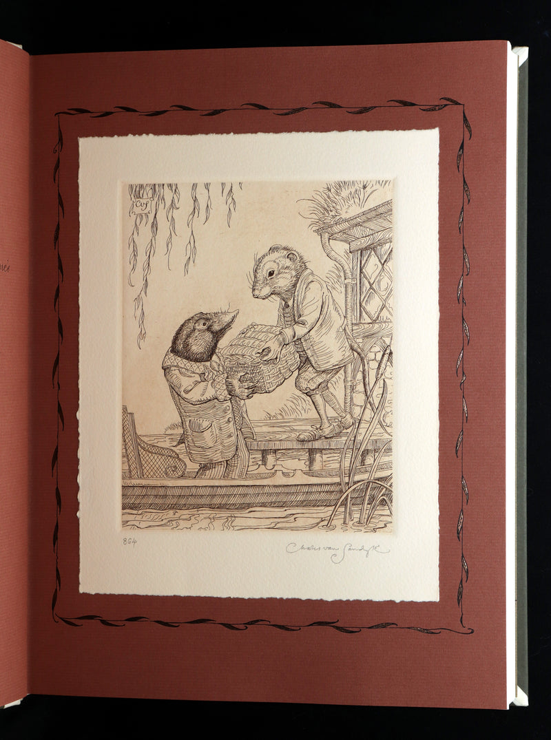 2008 Signed Limited First Edition - Wind in the Willows by Charles van Sandwyk