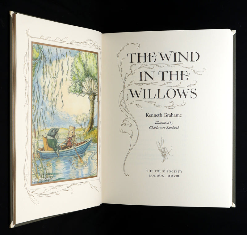 2008 Signed Limited First Edition - Wind in the Willows by Charles van Sandwyk