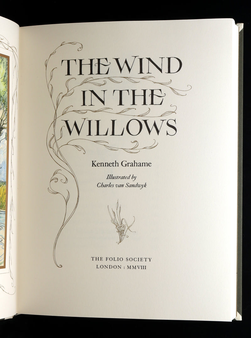 2008 Signed Limited First Edition - Wind in the Willows by Charles van Sandwyk