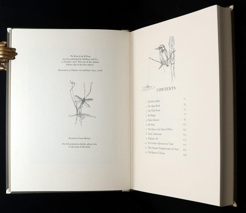 2008 Signed Limited First Edition - Wind in the Willows by Charles van Sandwyk