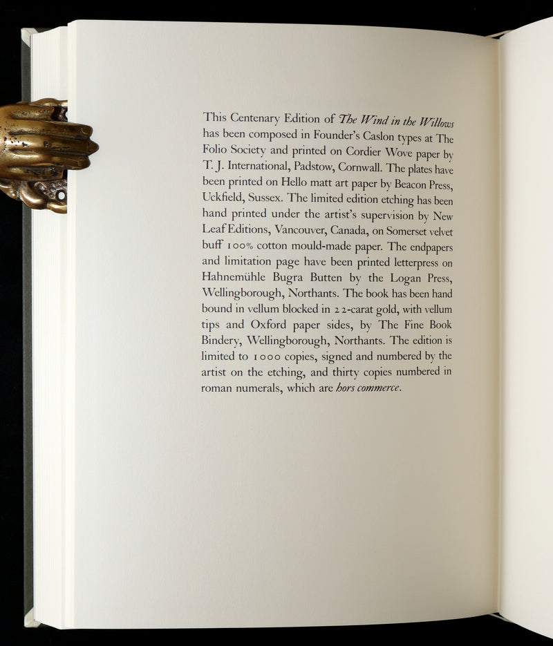 2008 Signed Limited First Edition - Wind in the Willows by Charles van Sandwyk