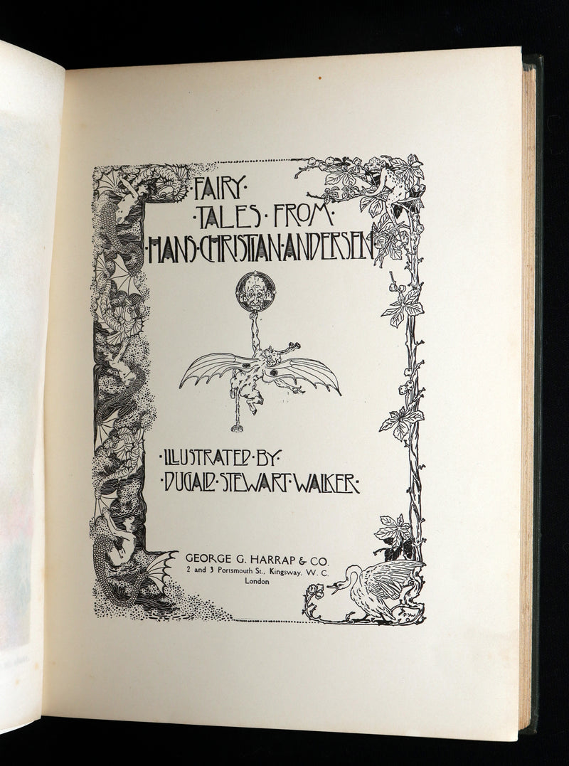 1914 First Edition - Andersen's Fairy Tales illustrated by Dugald Stewart Walker
