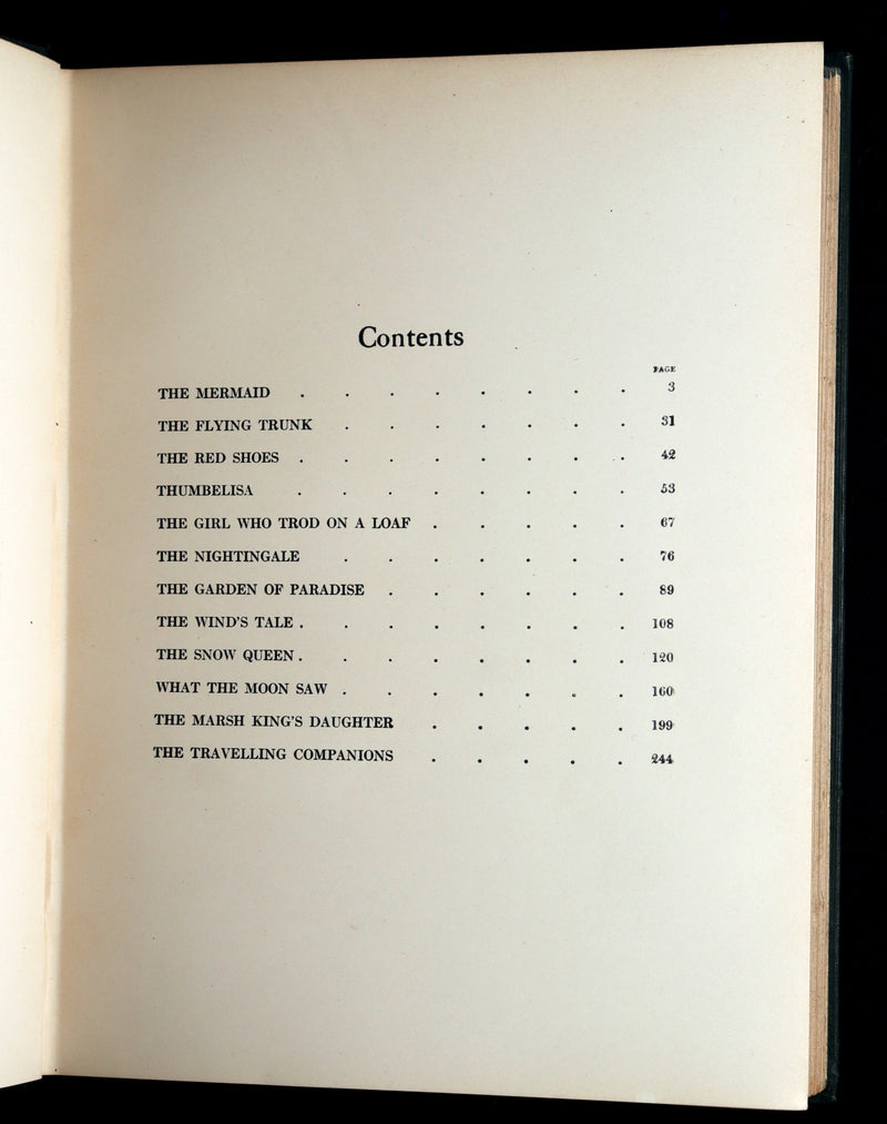 1914 First Edition - Andersen's Fairy Tales illustrated by Dugald Stewart Walker