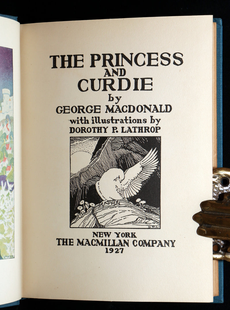 1927 First Dorothy P. Lathrop Edition - The Princess and Curdie by G. Macdonald