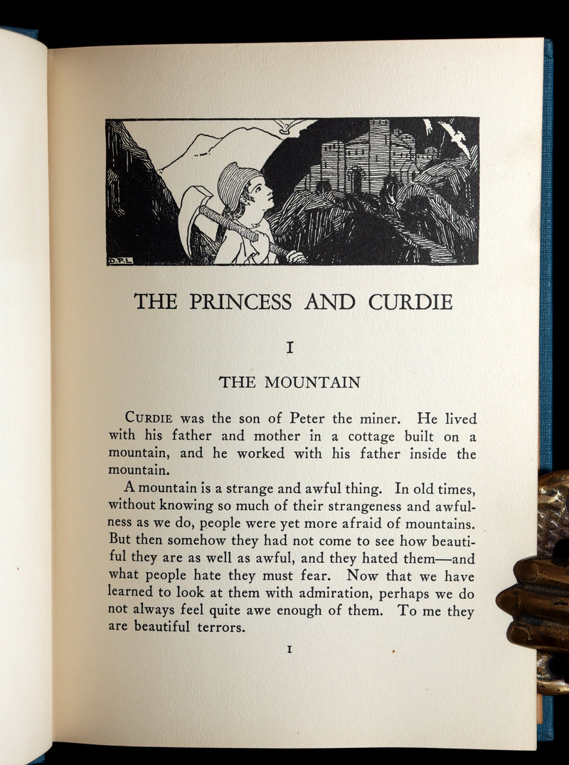 1927 First Dorothy P. Lathrop Edition - The Princess and Curdie by G. Macdonald