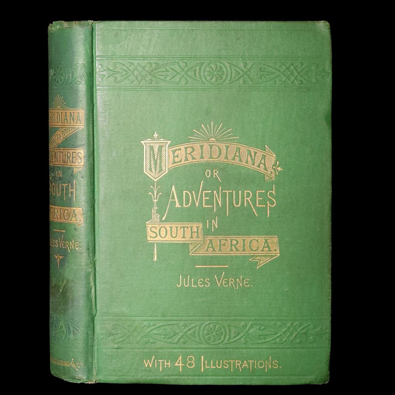 1874 First US Edition - Meridiana or Adventures in South Africa by Jules Verne