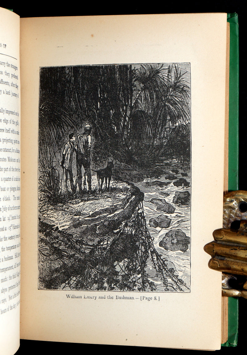 1874 First US Edition - Meridiana or Adventures in South Africa by Jules Verne