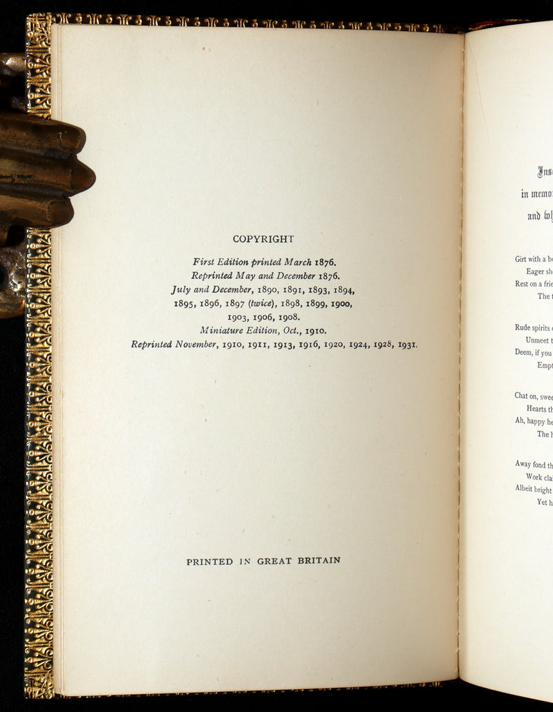 1931 Rare Book in a Riviere Binding - The Hunting of the Snark by Lewis Carroll