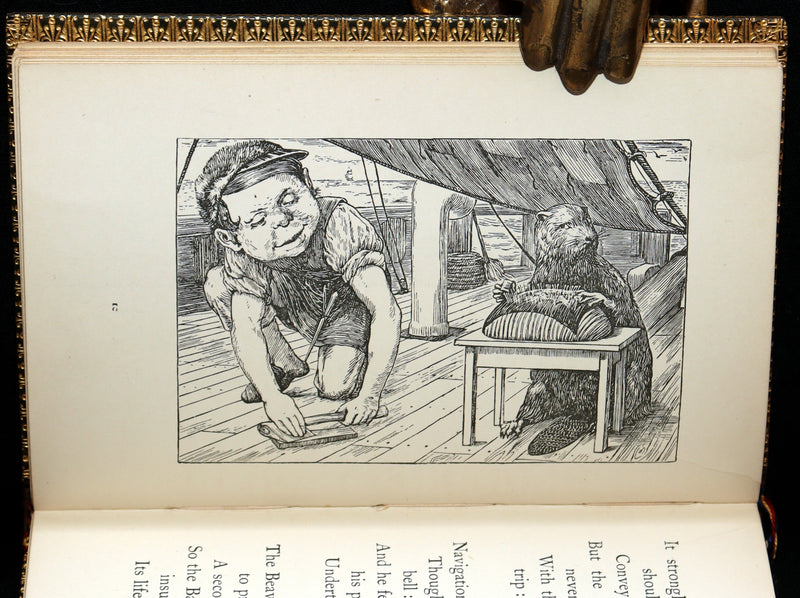 1931 Rare Book in a Riviere Binding - The Hunting of the Snark by Lewis Carroll