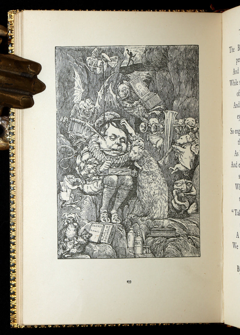 1931 Rare Book in a Riviere Binding - The Hunting of the Snark by Lewis Carroll