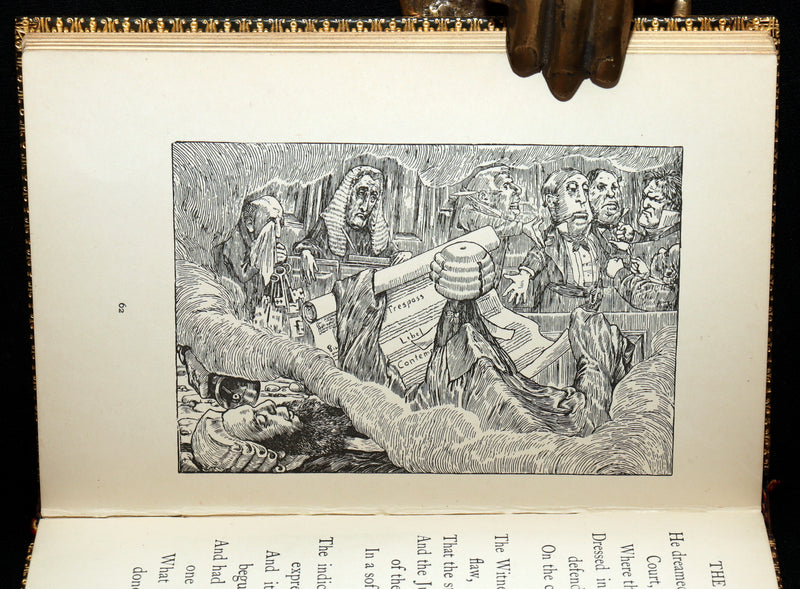 1931 Rare Book in a Riviere Binding - The Hunting of the Snark by Lewis Carroll