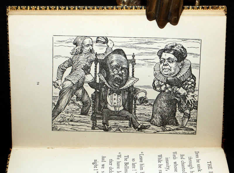 1931 Rare Book in a Riviere Binding - The Hunting of the Snark by Lewis Carroll