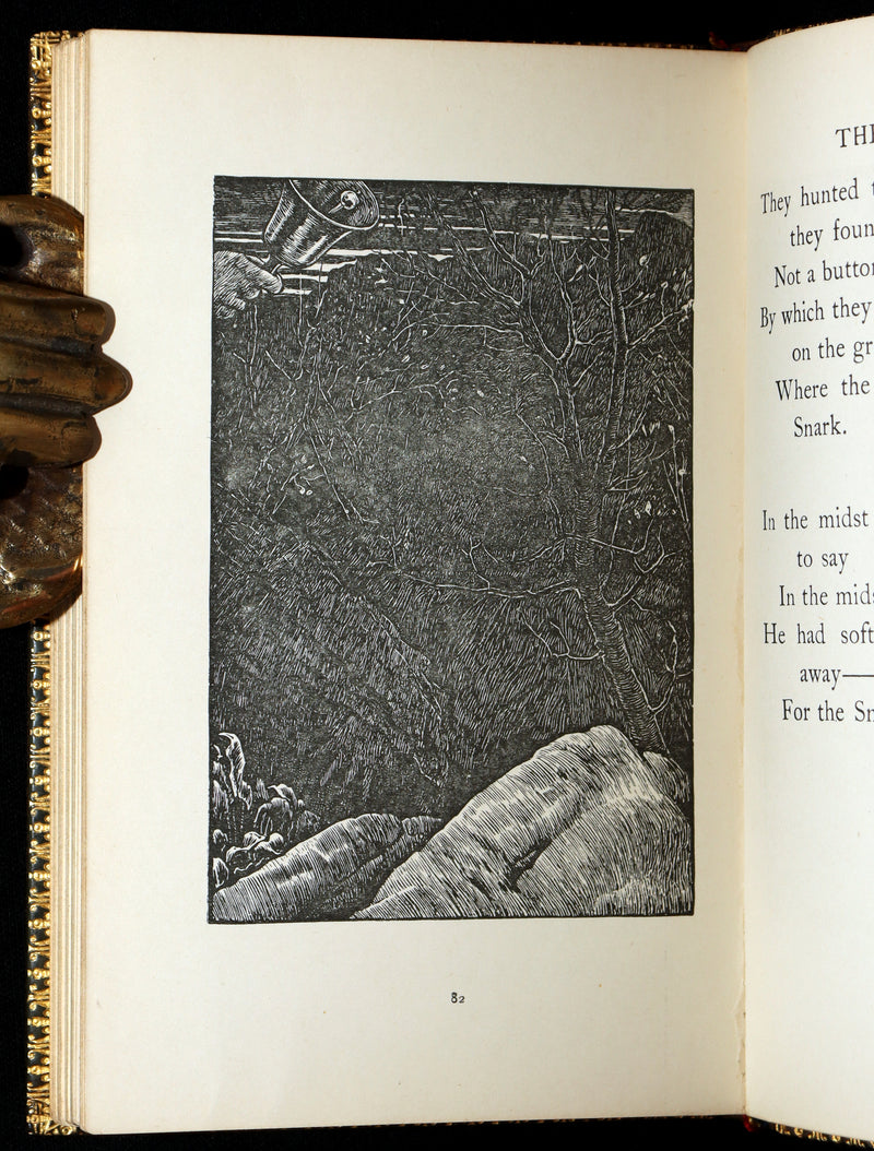 1931 Rare Book in a Riviere Binding - The Hunting of the Snark by Lewis Carroll