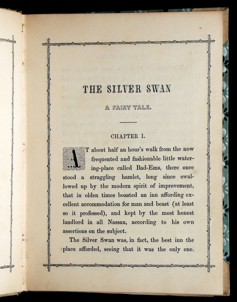 1847 Rare First Edition - The Silver Swan, A Fairy Tale by Clara de Chatelain