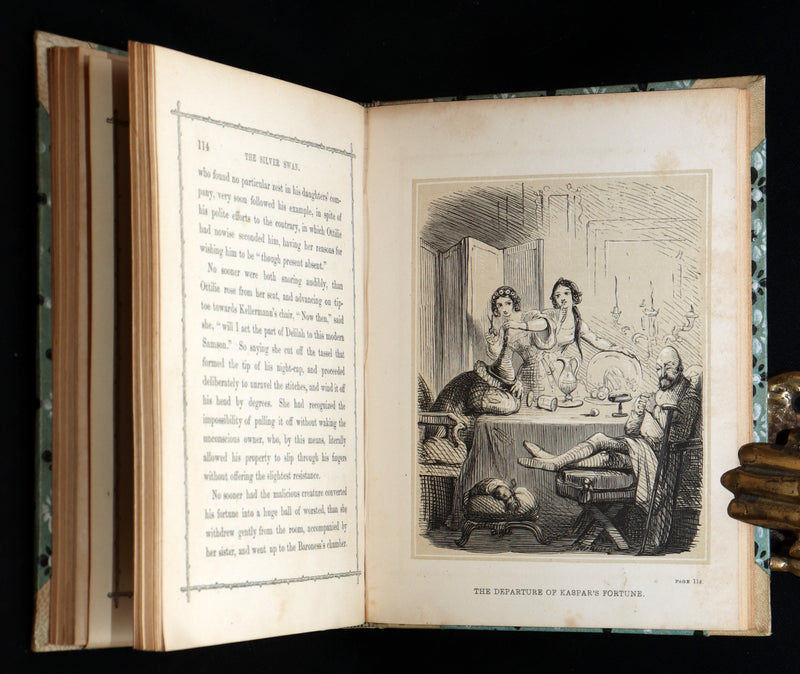 1847 Rare First Edition - The Silver Swan, A Fairy Tale by Clara de Chatelain