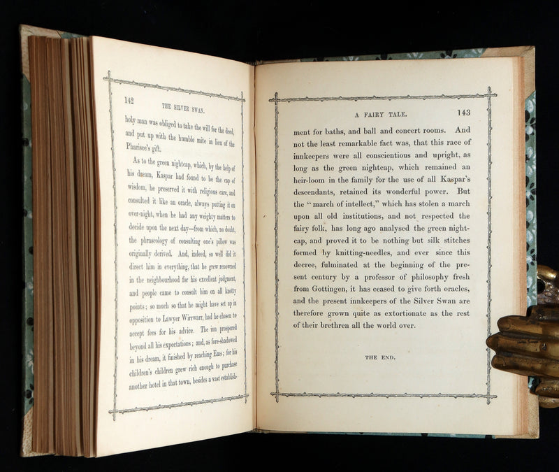 1847 Rare First Edition - The Silver Swan, A Fairy Tale by Clara de Chatelain
