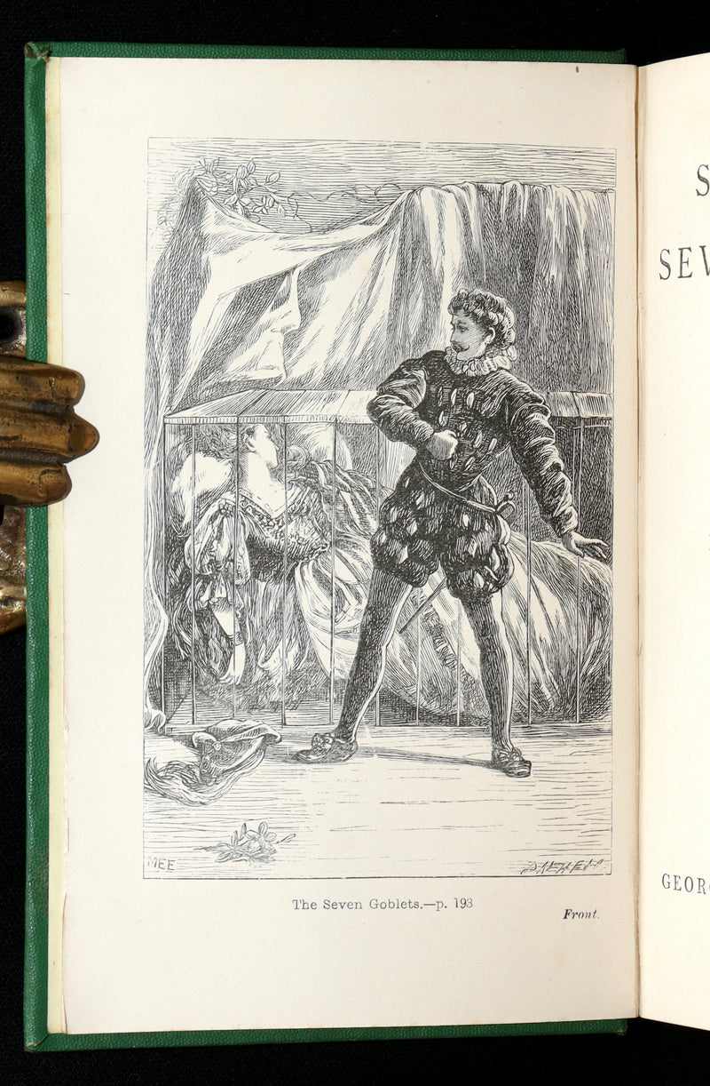 1870 Scarce Book - Sir Wilfred’s Seven Flights A Fairy Tale by Mme de Chatelain