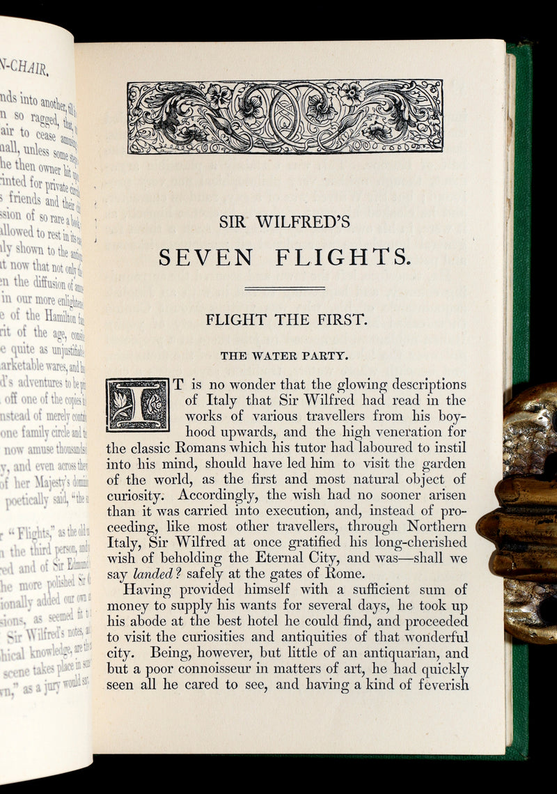 1870 Scarce Book - Sir Wilfred’s Seven Flights A Fairy Tale by Mme de Chatelain