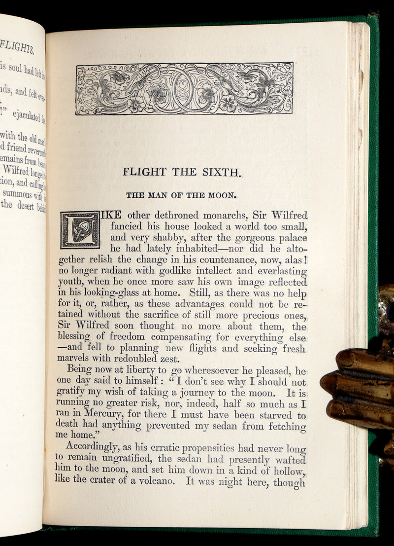 1870 Scarce Book - Sir Wilfred’s Seven Flights A Fairy Tale by Mme de Chatelain
