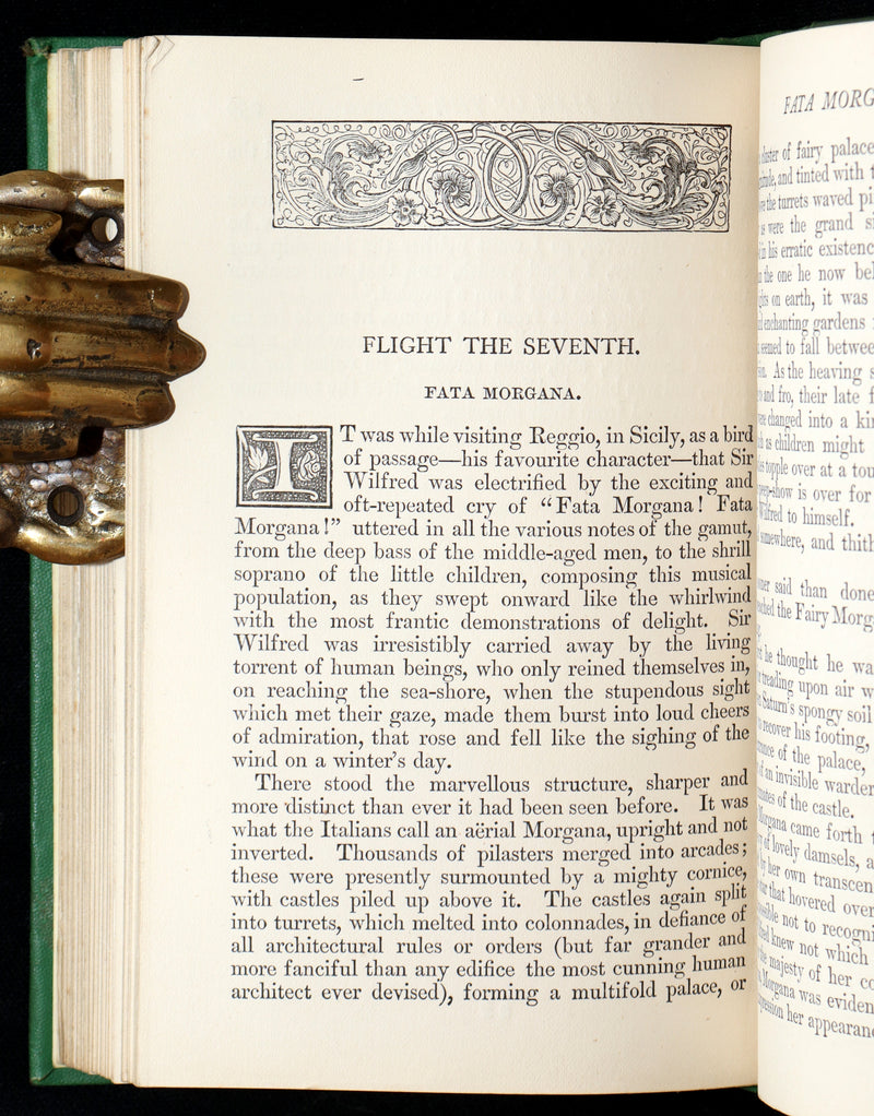 1870 Scarce Book - Sir Wilfred’s Seven Flights A Fairy Tale by Mme de Chatelain