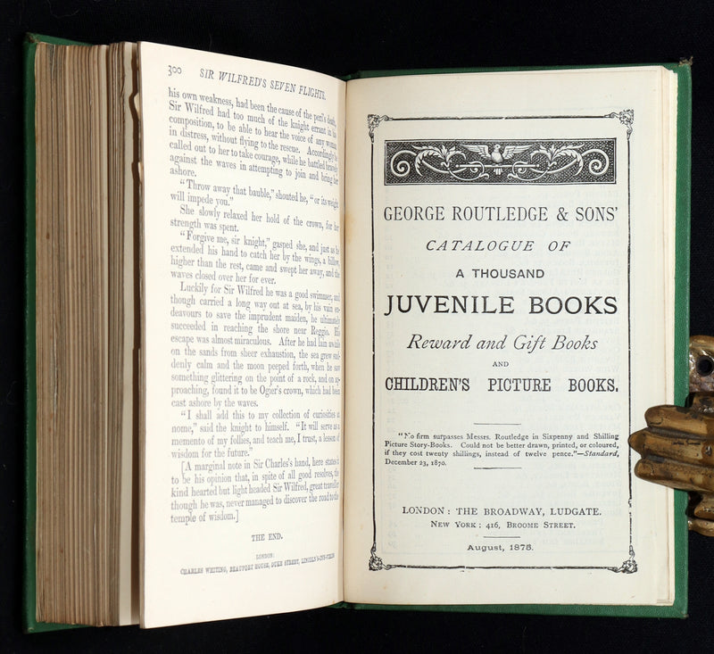 1870 Scarce Book - Sir Wilfred’s Seven Flights A Fairy Tale by Mme de Chatelain