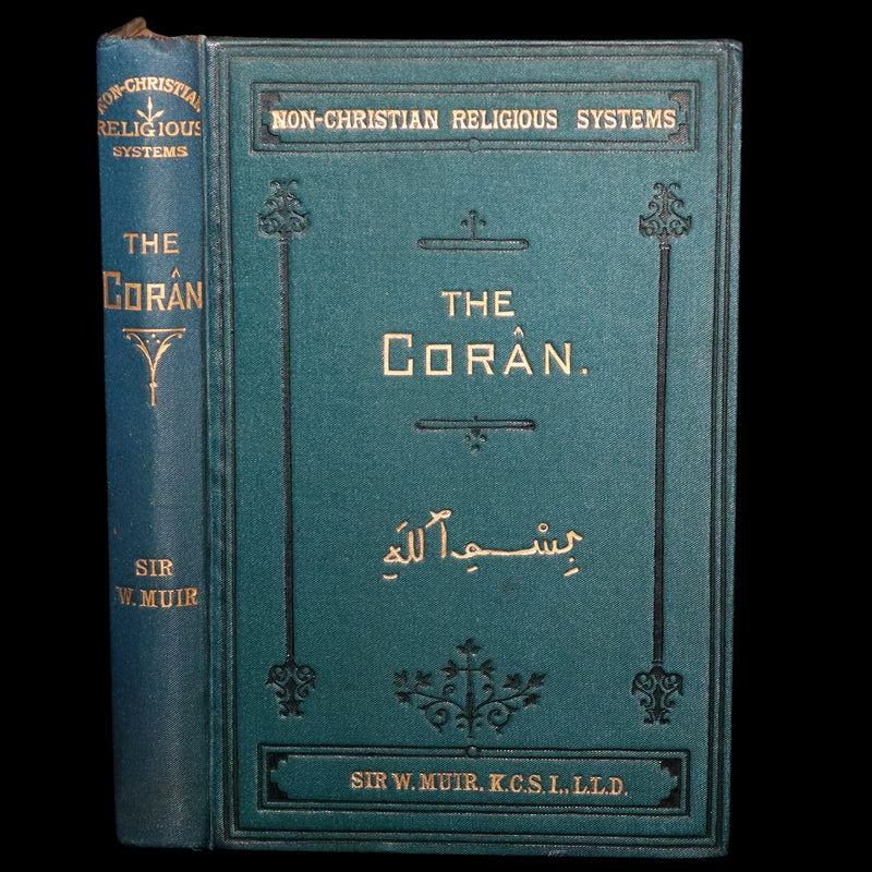 1911 Rare Book - The Coran. Quran, Its Composition and Teaching by William Muir