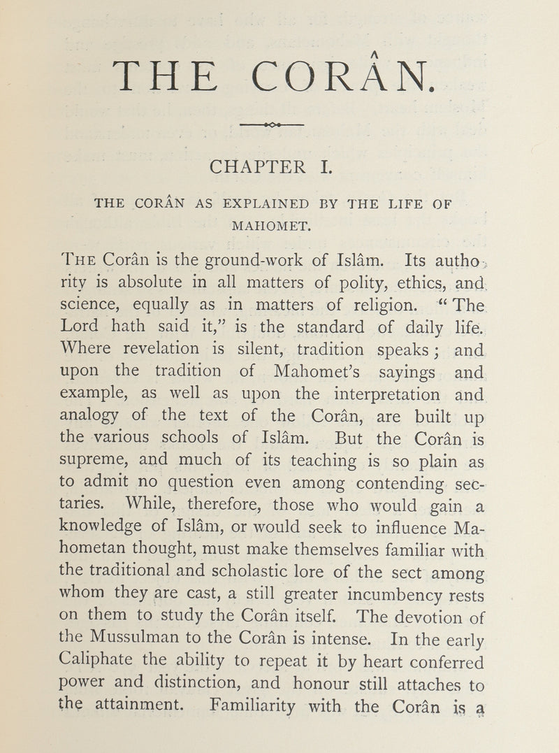1911 Rare Book - The Coran. Quran, Its Composition and Teaching by William Muir