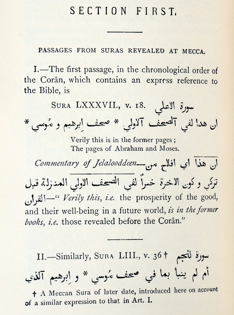 1911 Rare Book - The Coran. Quran, Its Composition and Teaching by William Muir