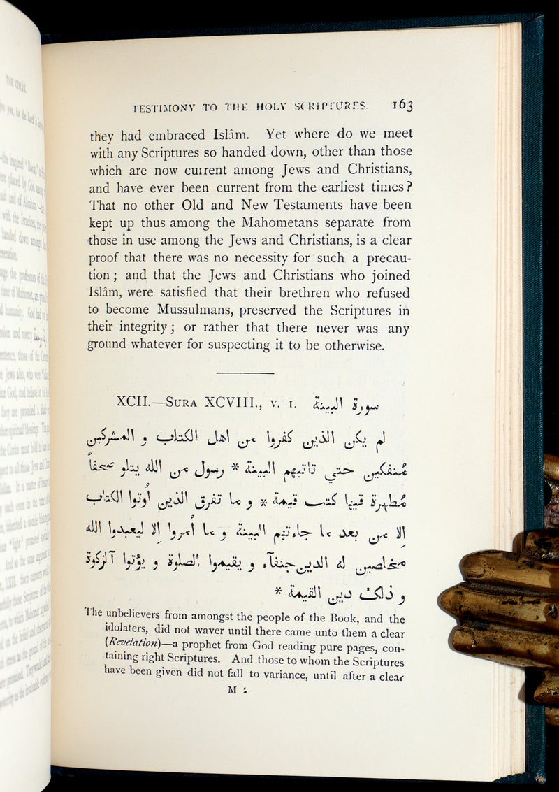 1911 Rare Book - The Coran. Quran, Its Composition and Teaching by William Muir