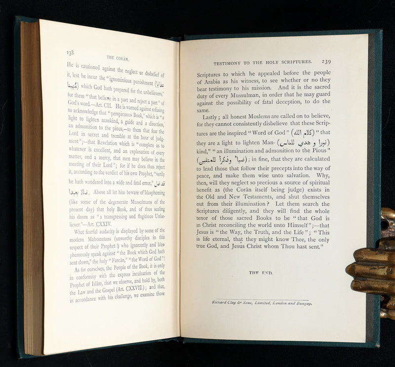 1911 Rare Book - The Coran. Quran, Its Composition and Teaching by William Muir