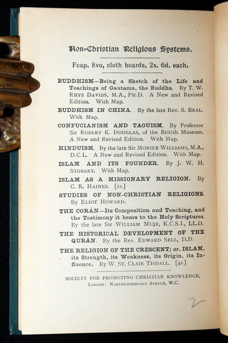 1911 Rare Book - The Coran. Quran, Its Composition and Teaching by William Muir