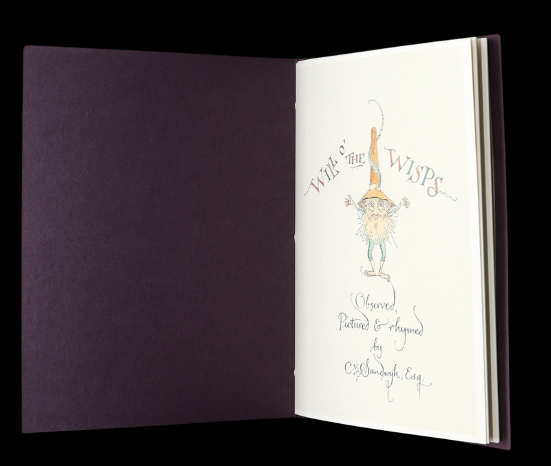 2023 Rare Signed First Edition - Will O' The Wisps by Charles van Sandwyk