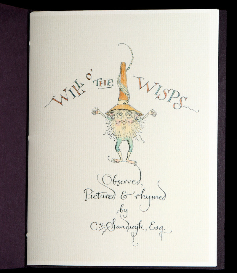 2023 Rare Signed First Edition - Will O' The Wisps by Charles van Sandwyk