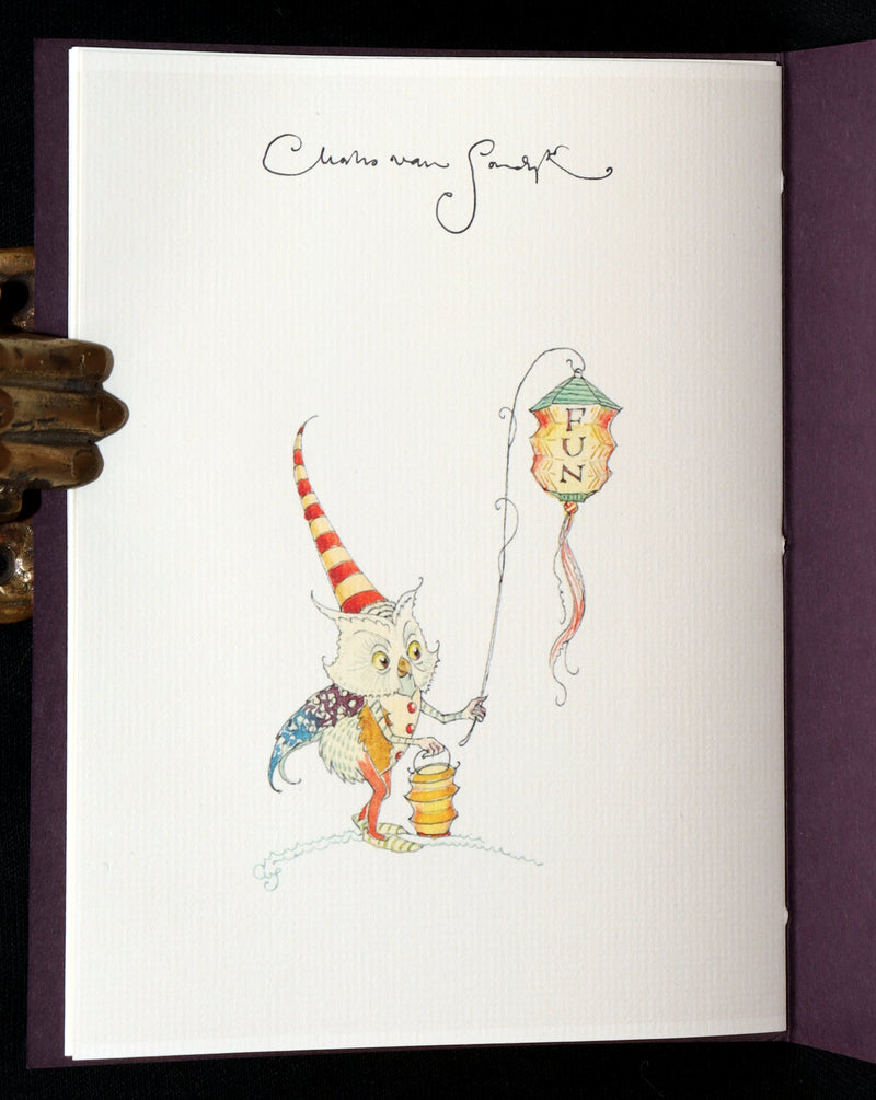 2023 Rare Signed First Edition - Will O' The Wisps by Charles van Sandwyk