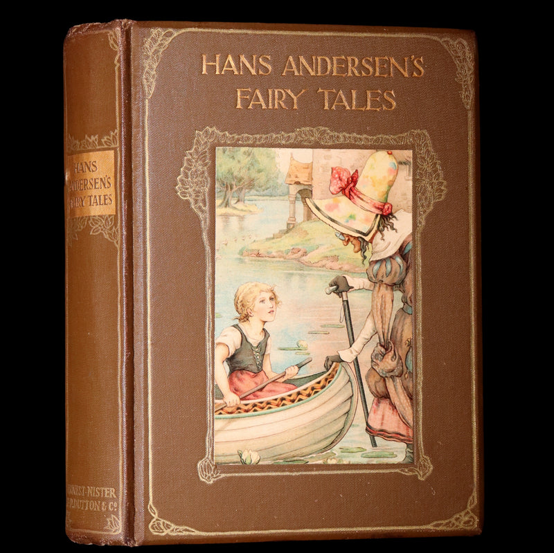 1910 Rare Book - Hans Andersen's Fairy Tales Illustrated by Frank C. Papé