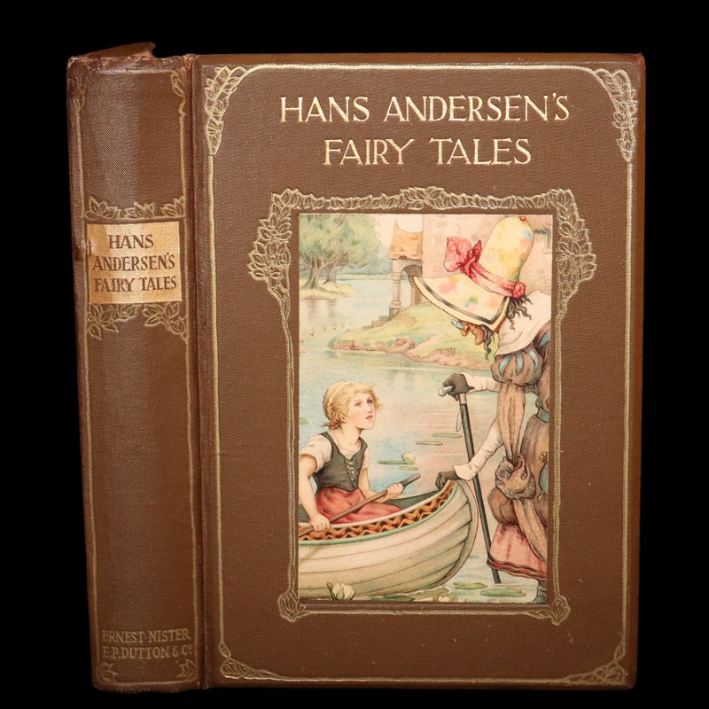 1910 Rare Book - Hans Andersen's Fairy Tales Illustrated by Frank C. Papé