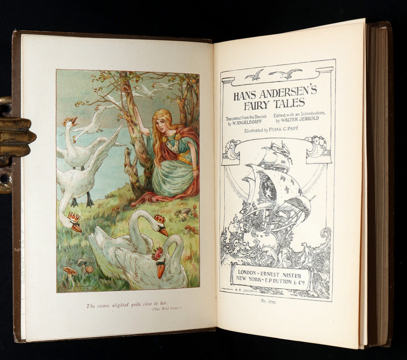 1910 Rare Book - Hans Andersen's Fairy Tales Illustrated by Frank C. Papé
