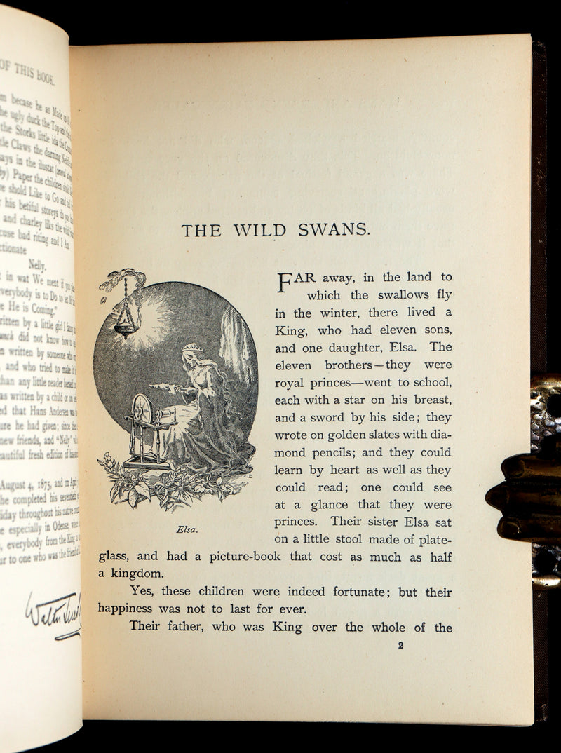 1910 Rare Book - Hans Andersen's Fairy Tales Illustrated by Frank C. Papé