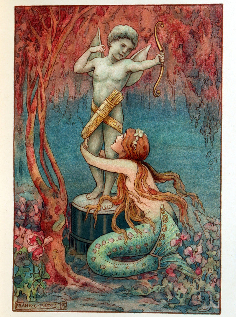 1910 Rare Book - Hans Andersen's Fairy Tales Illustrated by Frank C. Papé