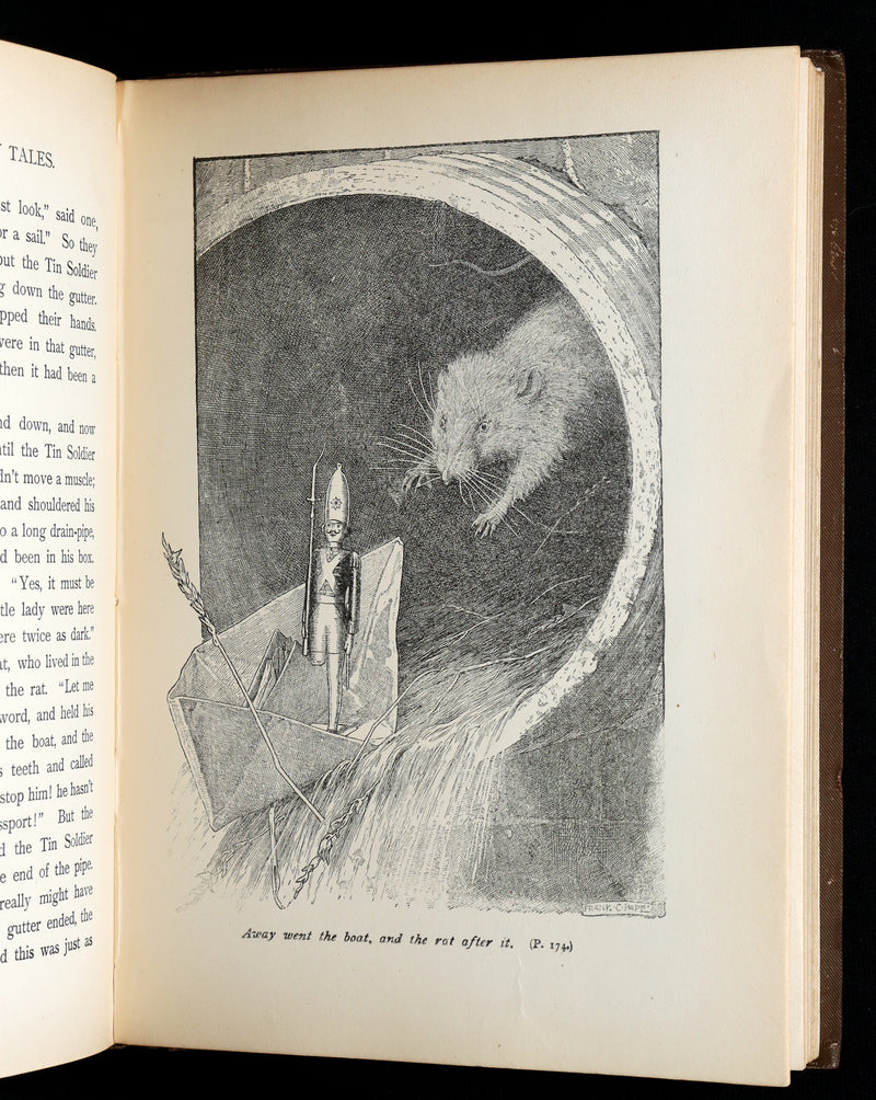 1910 Rare Book - Hans Andersen's Fairy Tales Illustrated by Frank C. Papé