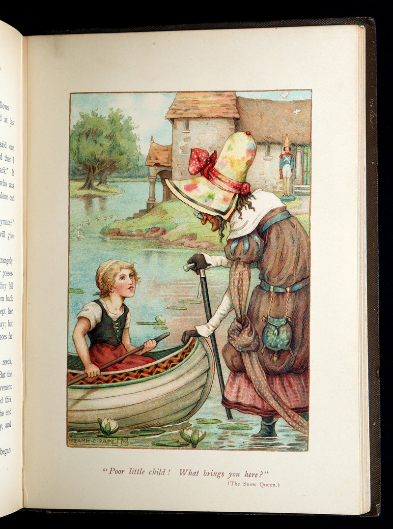 1910 Rare Book - Hans Andersen's Fairy Tales Illustrated by Frank C. Papé
