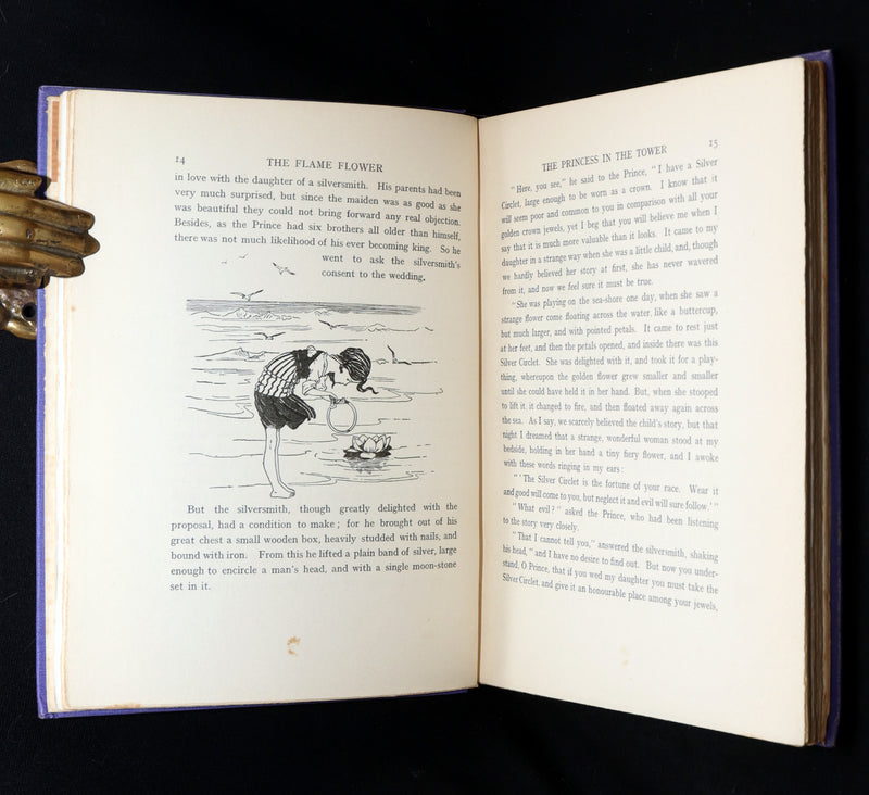 1922 Rare Book- The Flame Flower by Phyllis Saunders and Hilda T. Miller. Signed