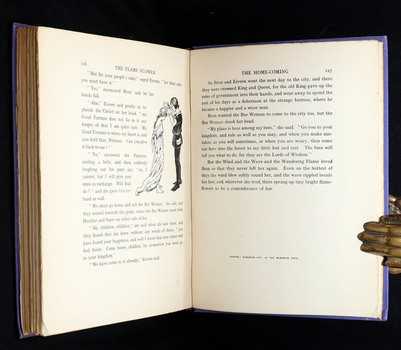 1922 Rare Book- The Flame Flower by Phyllis Saunders and Hilda T. Miller. Signed