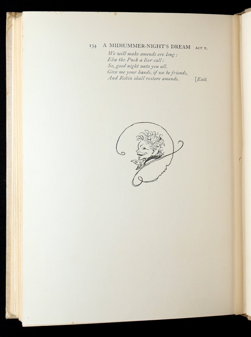 1908 First Edition Illustrated by Rackham - Shakespeare Midsummer Night's Dream