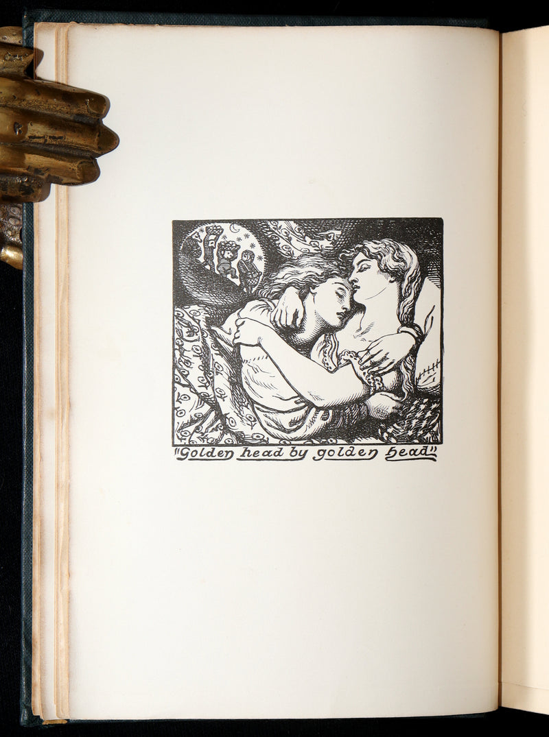 1890 Rare Book - Christina Rossetti's Poems with Goblin Market, Illustrated