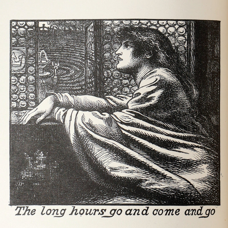 1890 Rare Book - Christina Rossetti's Poems with Goblin Market, Illustrated