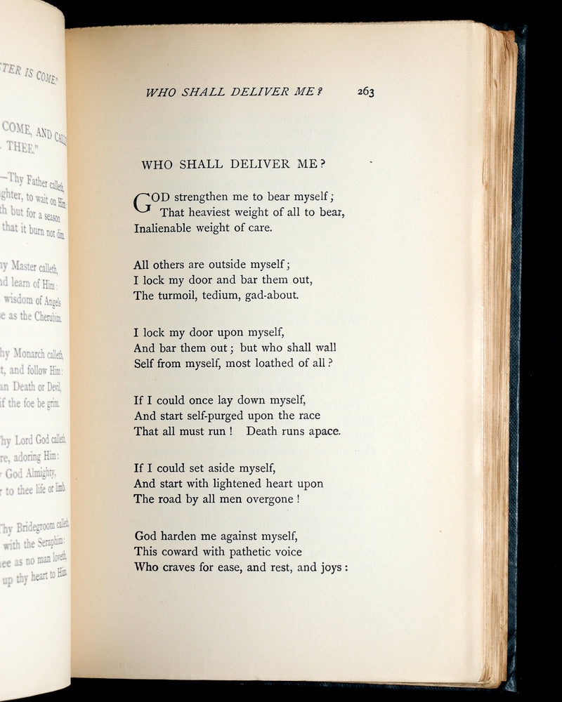 1890 Rare Book - Christina Rossetti's Poems with Goblin Market, Illustrated